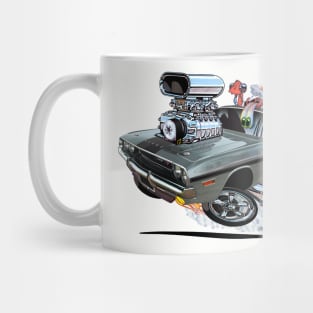 Vince Crain High Octane 1970 Challenger Silver Mug